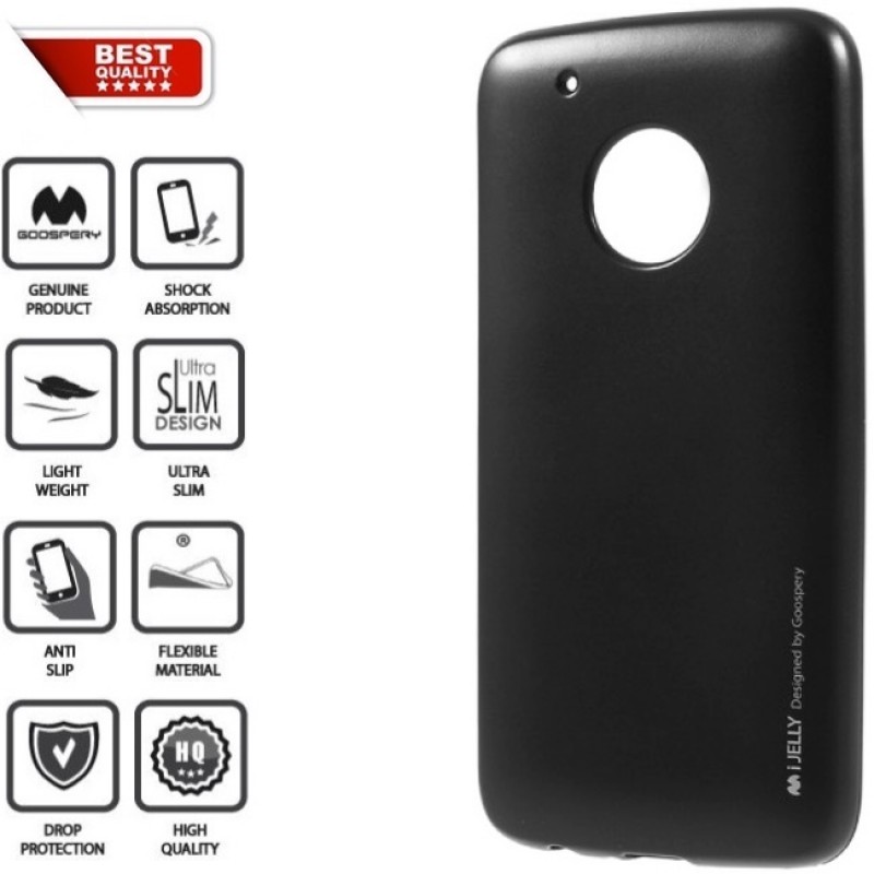 Silikoninis mercury juodas dėklas (MOTO G5 PLUS) Silikoninis mercury juodas dėklas (MOTO G5 PLUS)